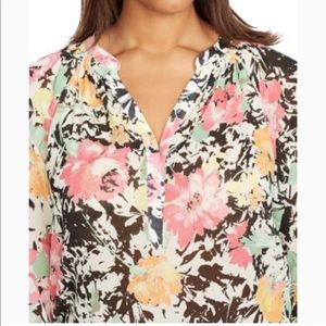 Ralph Lauren Long sleeve  floral blouse,never worn